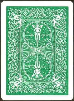  Green Deck Bicycle Rider Back Playing Cards